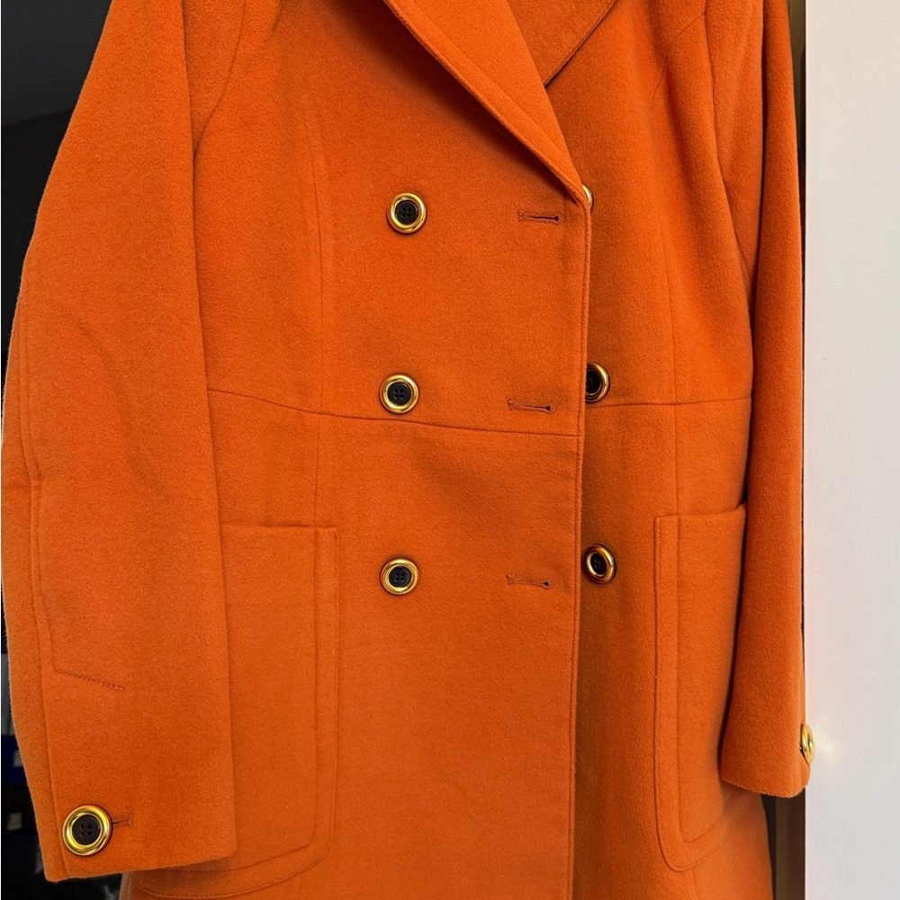 Cabi Camden Coat in a gorgeous burnt orange. Never worn. Deep pockets